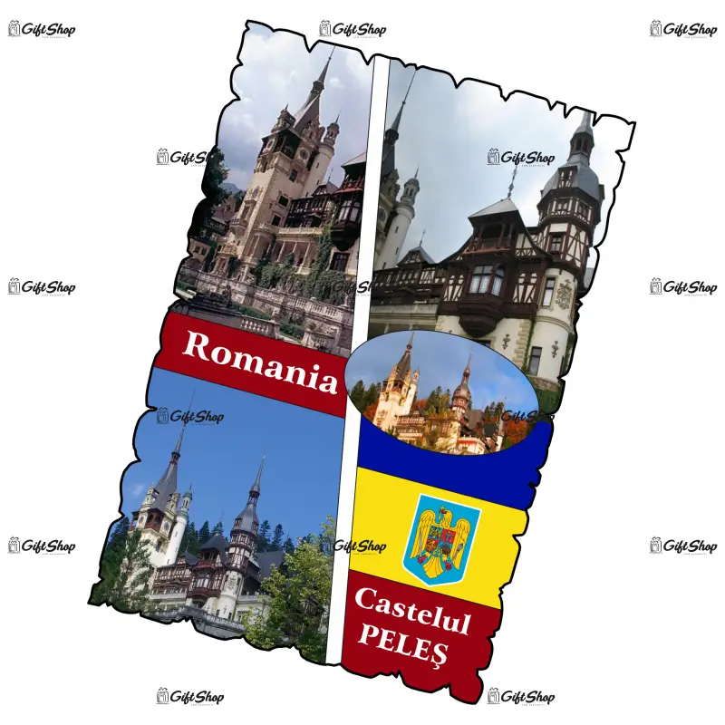 Castelul peles romania, magnet frigider mgs175